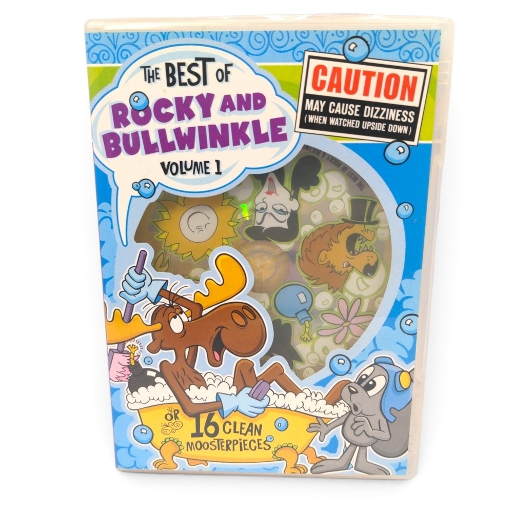 The Best of Rocky and Bullwinkle Vol 1 DVD 2006 Sony Wonder Classic Cartoon VTG